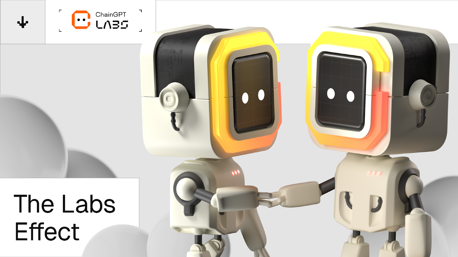 Mr Robotson giving founders support